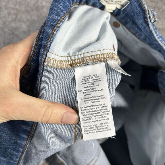 Madewell Jeans Womens 37 The Perfect Vintage Crop Jean Medium Wash Denim - Picture 11 of 11